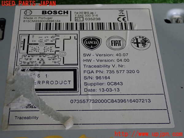 2UPJ-9233576480]フィアット・500(31209)CDプレーヤー 中古_2