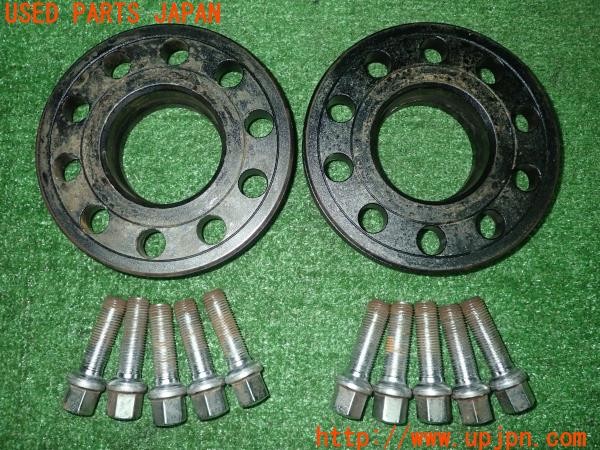 3UPJ=9233580970]アウディ A4(8KCDN B8系)TPI ホイールスペーサー 15mm PCD112 5穴 ハブ径66.6mm ボルト付き 2枚セット 中古_2