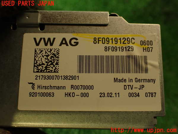 2UPJ-9233586660]アウディ・A4(8KCDN)TVチューナー 中古_3