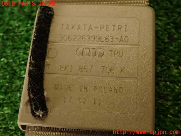 2UPJ-9233587045]アウディ・A4(8KCDN)運転席シートベルト 中古_4