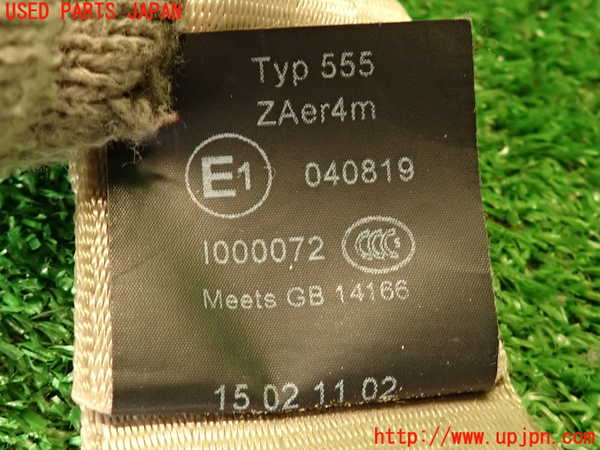 2UPJ-9233587185]アウディ・A4(8KCDN)左2列目シートベルト 中古_5