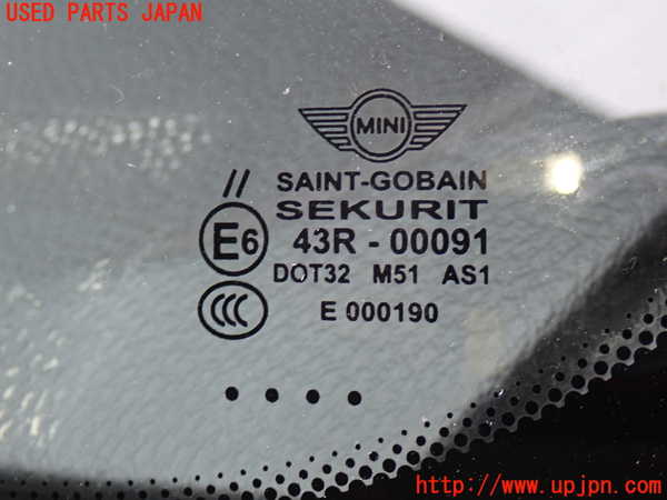 2UPJ-9233591195]BMW ミニ(MINI)クーパーS(SV16)フロントガラス (43R-00091) 中古 (R56)_4