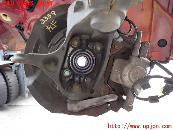 2UPJ-9233594295]BMW ミニ(MINI)クーパーS(SV16)左フロントナックルハブ 中古 (R56)_2
