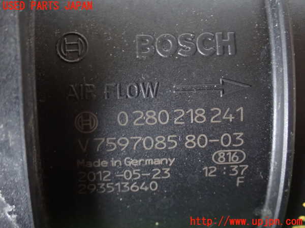 2UPJ-9233596320]BMW ミニ(MINI)クーパーS(SV16)エアフロメーター (エアマスセンサー) 中古 (R56)_4