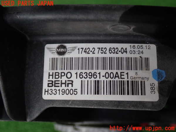 2UPJ-9233596836]BMW ミニ(MINI)クーパーS(SV16)電動ファン1 中古 (R56)_3