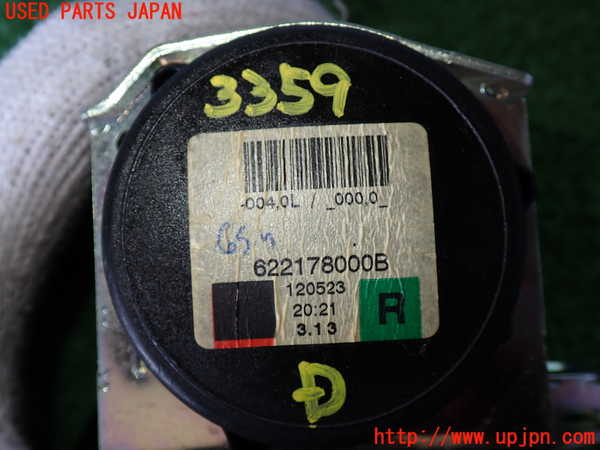 2UPJ-9233597045]BMW ミニ(MINI)クーパーS(SV16)運転席シートベルト 中古 (R56)_3