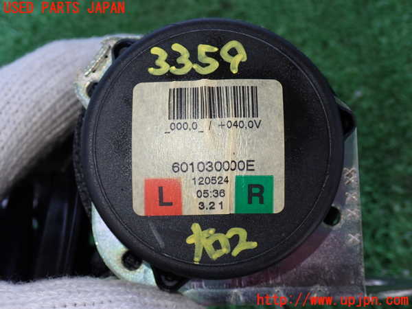 2UPJ-9233597155]BMW ミニ(MINI)クーパーS(SV16)右2列目シートベルト 中古 (R56)_3