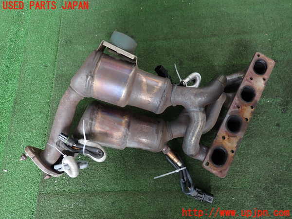 2UPJ-9233612041]BMW 320i E90(VA20)エキマニ1 触媒 マニバーター 中古_2