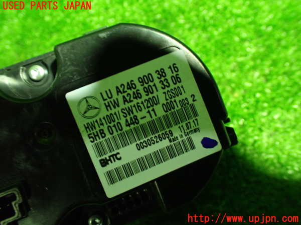 1UPJ-9233636066]ベンツ GLA180(156942)(X156)エアコンスイッチ1 中古_2