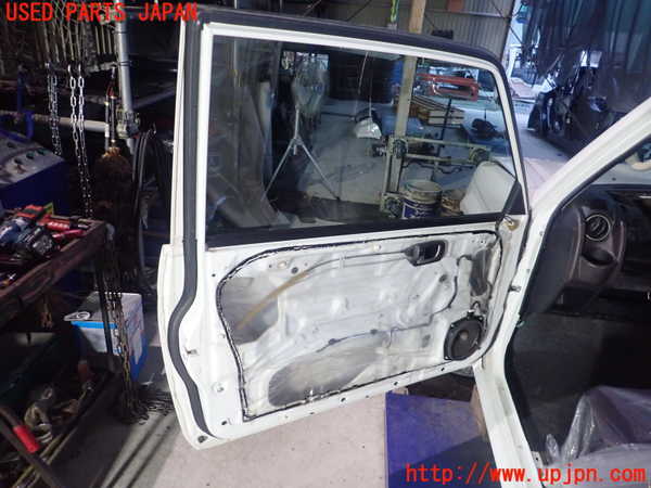 1UPJ-9233641260]パジェロミニ(H58A)左ドア 中古 AGC M2H3_4