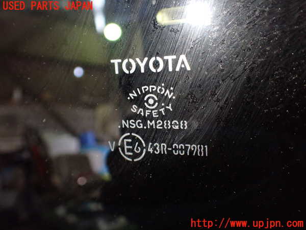1UPJ-9233651382]スペイド(ポルテ)(NSP141)左クォーターガラス M28Q8 中古_2
