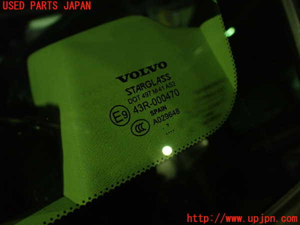1UPJ-9233661380]ボルボ・XC70(BB6324XC)右クォーターガラス 中古_2