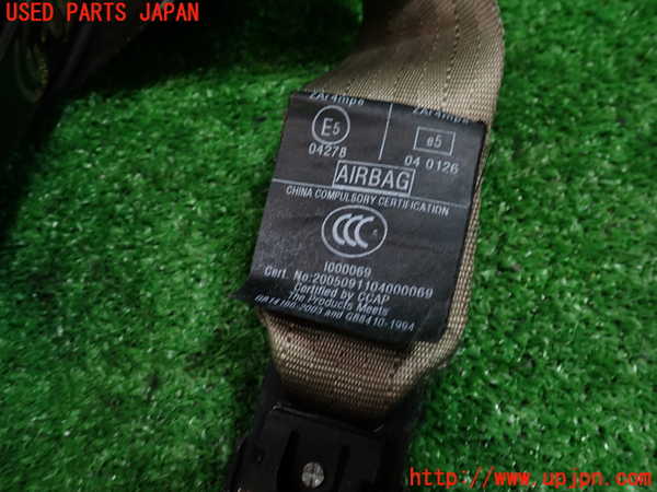 1UPJ-9233667075]ボルボ・XC70(BB6324XC)助手席シートベルト 中古_4
