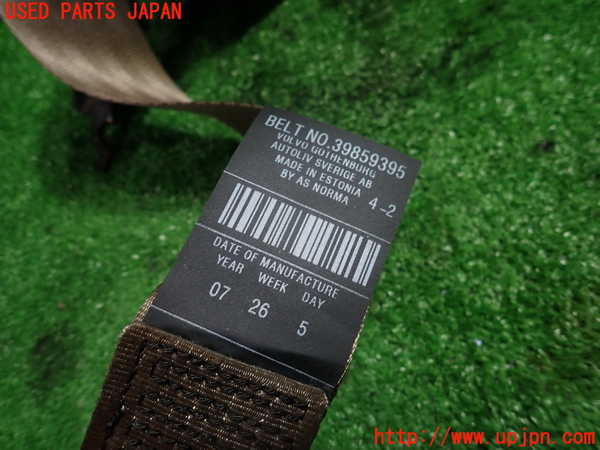 1UPJ-9233667155]ボルボ・XC70(BB6324XC)右2列目シートベルト 中古_3