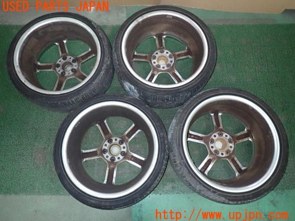 3UPJ=9233670920]BMW 525i(NE25 E60)前期 AC SCHNITZER ACシュニッツァー タイヤホイール 19×8.5J+43 9.5J+21.5 PCD120 5穴 4本 中古_5