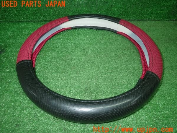 3UPJ=9233680001]ノート NISMO(E12)中期 TOMBOY ハンドルカバー ステアリングカバー 37×9.5 S 中古_2