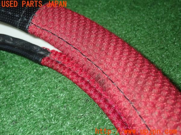 3UPJ=9233680001]ノート NISMO(E12)中期 TOMBOY ハンドルカバー ステアリングカバー 37×9.5 S 中古_4