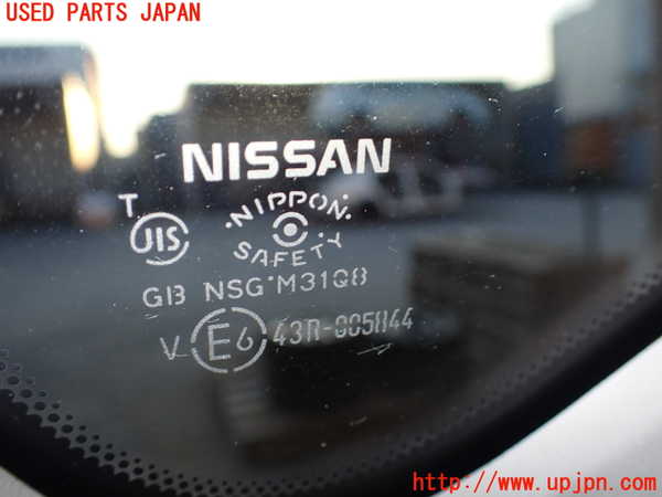 2UPJ-9233681380]ノート NISMO(E12)右クォーターガラス (43R-005844) 中古_2