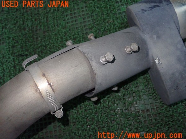 3UPJ=9233700152]アルファードハイブリッド(ATH20W)後期 純正 32825 リアマフラー 社外マフラーカッター付き 中古_5