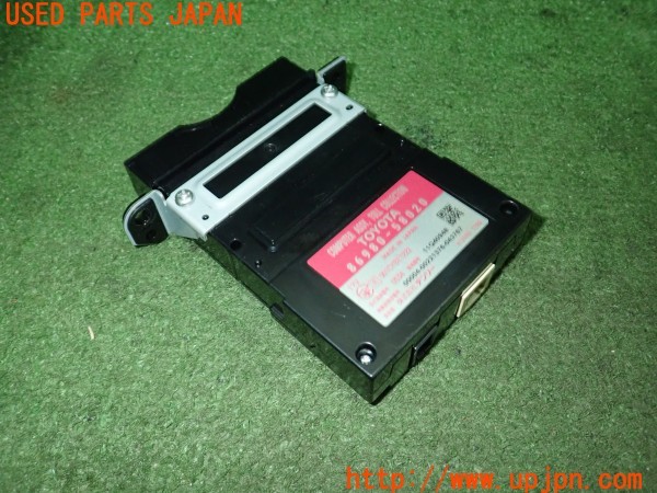 3UPJ=9233700503]アルファードハイブリッド(ATH20W)後期 純正ビルトイン 86980-58020 ETC車載器 中古_2