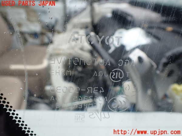 1UPJ-9233701200]アルファードハイブリッド(ATH20W)右フロント三角窓ガラス AGC M2H3 中古_2