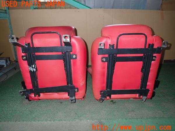 3UPJ=9233710609]三菱ジープ(J55)Seamarine シーマリン シートセット セミバケットシート 運転席 助手席 レール付き 中古_5