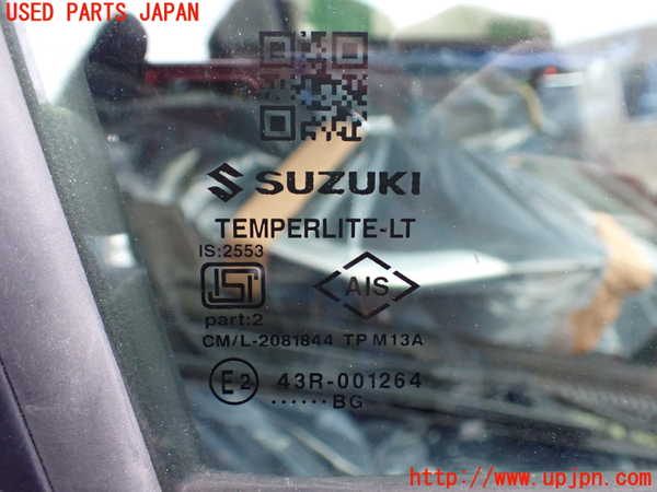 1UPJ-9233741230]バレーノ(WB32S)右前ドア 中古 AGC M13A 43R-001264_4
