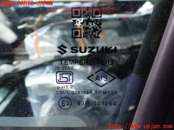 1UPJ-9233741260]バレーノ(WB32S)左前ドア 中古 AGC M13A 43R-001264_4