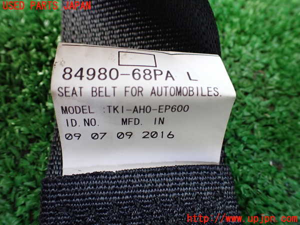 1UPJ-9233747185]バレーノ(WB32S)左2列目シートベルト 中古_2