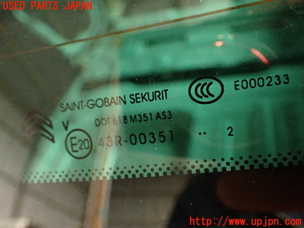 2UPJ-9233761566]シトロエン・DS 5(B85F02)バックドア リアゲート ハッチ 中古 SAINT-GOBAIN SEKURIT M351 43R-00351_4