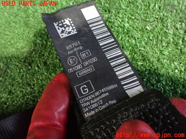 2UPJ-9233777075]シトロエン・DS 3(A5C5F04)助手席シートベルト 中古_2