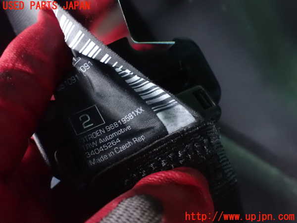 2UPJ-9233777185]シトロエン・DS 3(A5C5F04)左2列目シートベルト 中古_2