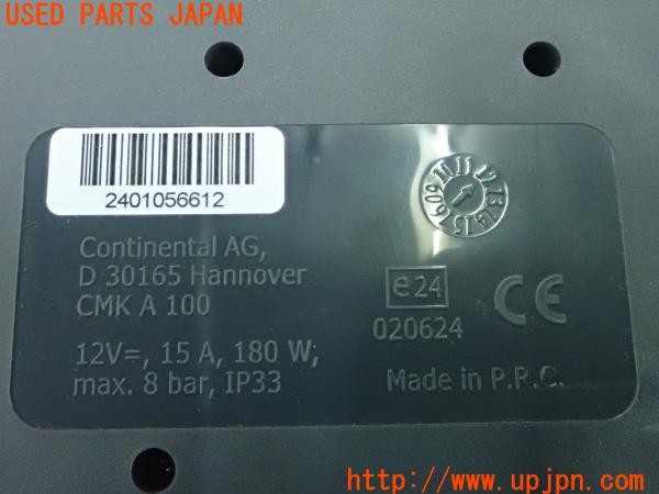 3UPJ=9233780625]ボルボ V60(FB4164T)純正 Continental AG コンチネンタル パンク修理キット エアコンプレッサー トレイ付 中古_5