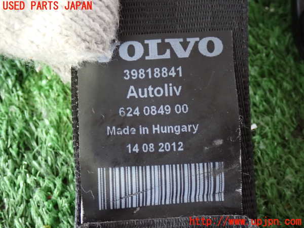 2UPJ-9233787075]ボルボ・V60(FB4164T)助手席シートベルト 中古_3