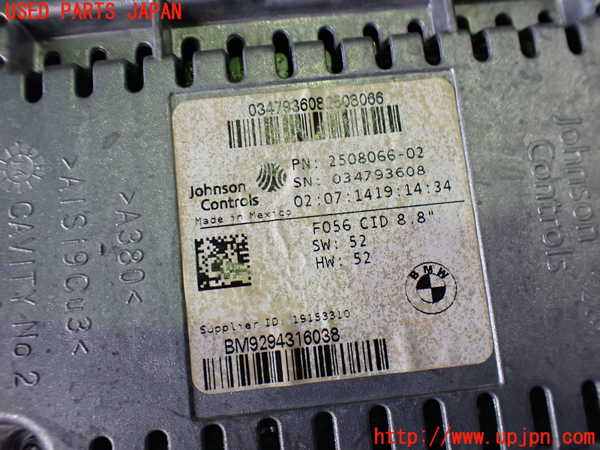 2UPJ-9233806629]BMW ミニ(MINI)クーパーS(XM20)(F56)モニター 中古_3