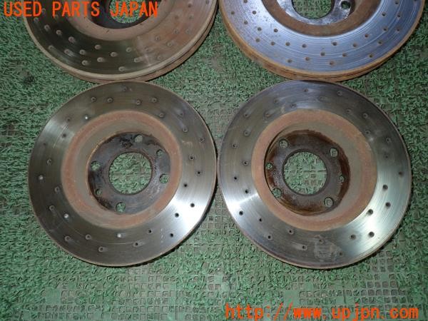 3UPJ=9233810305]アバルト 595 ツーリズモ(312142)社外 ブレーキディスクローター ドリルド 中古_5