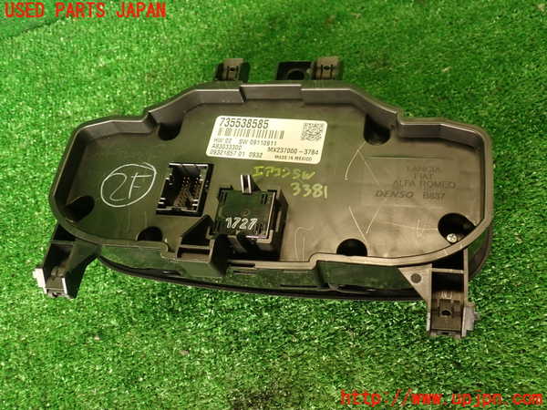 2UPJ-9233816066]アバルト・595(312142)エアコンスイッチ1 中古_3