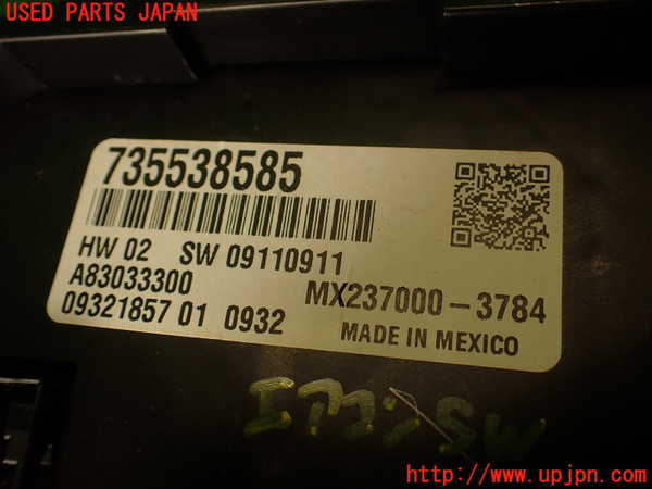 2UPJ-9233816066]アバルト・595(312142)エアコンスイッチ1 中古_4