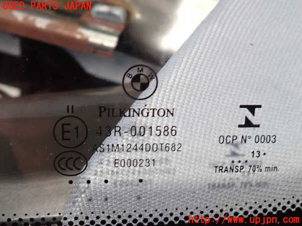 2UPJ-9233821195]BMW 120i E87(UD20)フロントガラス 中古 PILKINGTON M1244 43R-001586_2