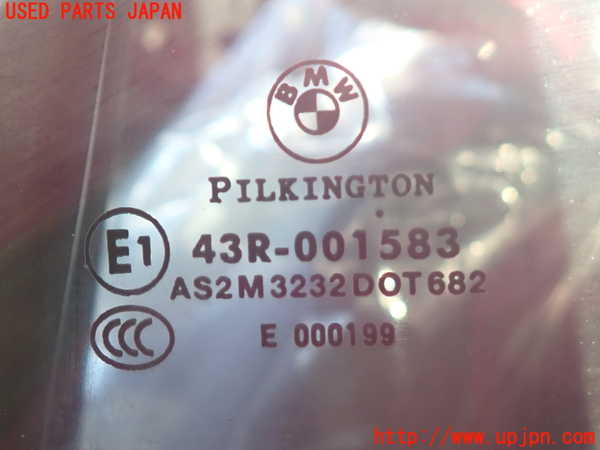 2UPJ-9233821320]BMW 120i E87(UD20)左後ドア 中古 PILKINGTON M3232 43R-001583_4