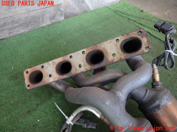 2UPJ-9233822041]BMW 120i E87(UD20)エキマニ1 触媒 マニバーター 中古_4
