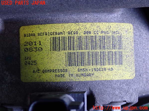 2UPJ-9233836025]ボルボ・V50(MB4204S)エアコンコンプレッサー 中古_3