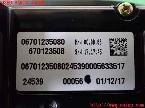 1UPJ-9233856066]マセラティ・クアトロポルテ(MQP30A)エアコンスイッチ1 中古_4