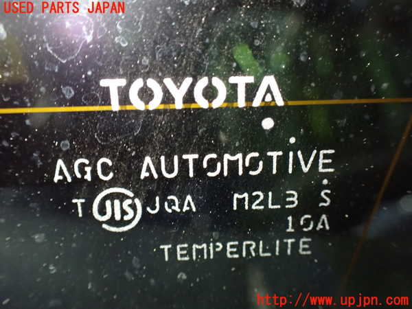1UPJ-9233861380]アルファード(ANH20W)右クォーターガラス 中古_2
