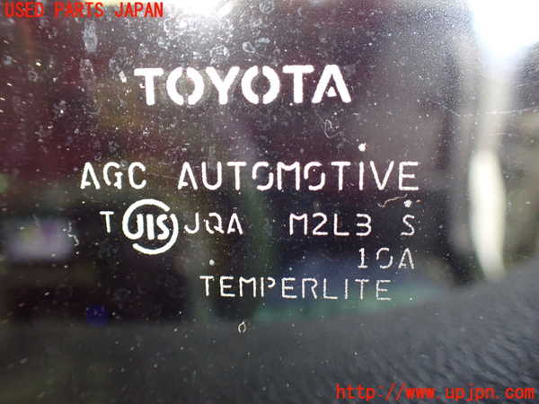 1UPJ-9233861382]アルファード(ANH20W)左クォーターガラス 中古_2