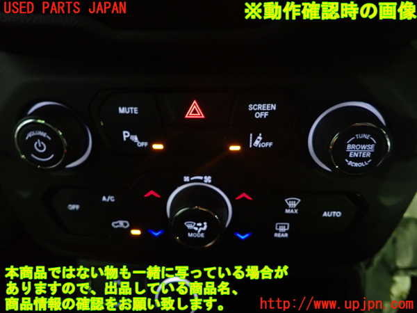 1UPJ-9233876066]ジープ・レネゲード(BV13PM)エアコンスイッチ1 中古_5