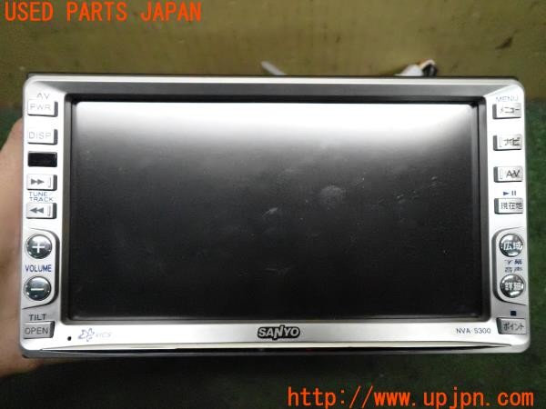 3UPJ=9233880502]スイフト スポーツ(HT81S)スズキ純正 99000-79L94 SANYO サンヨー NVA-S300G DVDナビ 2002年度地図ディスク付き 中古_2