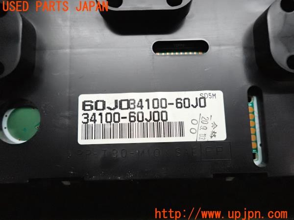3UPJ=9233880538]スイフト スポーツ(HT81S)純正 34100-60J00 スピードメーター 中古_4
