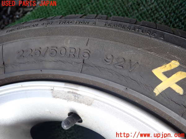 1UPJ-9233919034]アルシオーネ SVX(CXW)タイヤ　ホイール　1本④ 225/50R16 中古_2