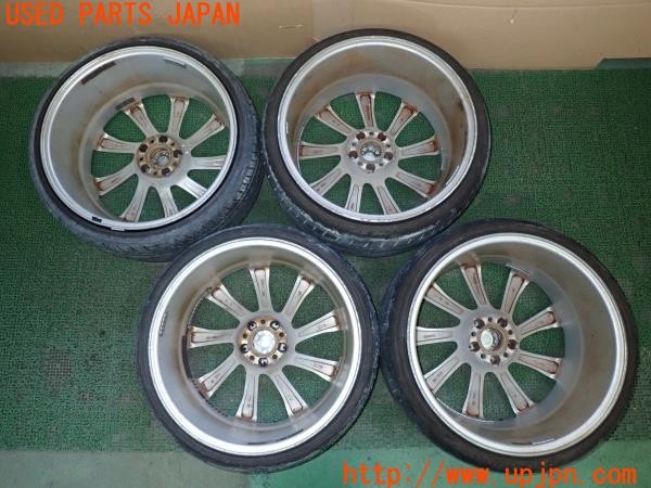 3UPJ=9233930921]ベンツ CLS350(219356C C219)Lorinser ロリンザー RS8? ホイール 20×9JJ+38 10JJ+38 PCD112 5穴 4本 中古_5